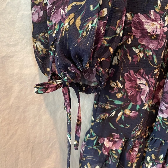 Purple Floral Dress - Picture 5 of 5